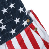 American Independence Day Flag Couple Overalls Denim Shorts 100