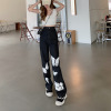 Butterfly High Waist Loose Slim Straight Jeans 117