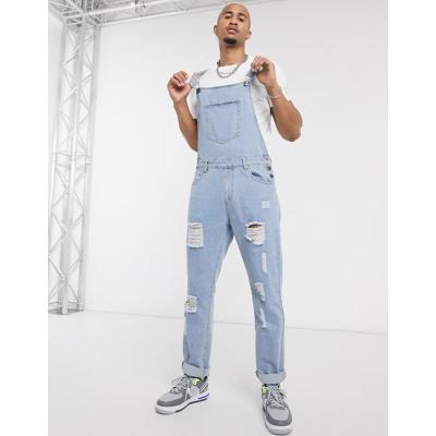 Denim suspenders jeans new style jumpsuit men's 65
