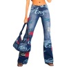 Fashion Letter Wide Leg Pants 87