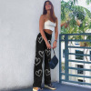 Heart Graffiti Straight Casual Street Style Jeans 93