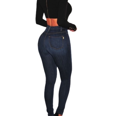 High waist sexy stretch slim fit jeans pencil pants 99