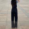 High waist straight leg loose wide leg trousers 66