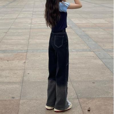 High waist straight leg loose wide leg trousers 66