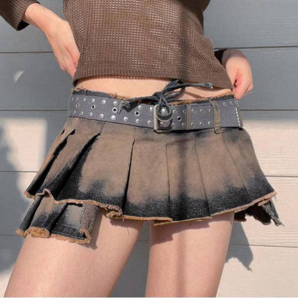 High Waist Strap Retro Sexy Babes Super Short 9