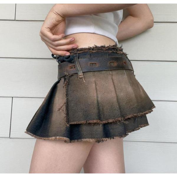 High Waist Strap Retro Sexy Babes Super Short 9
