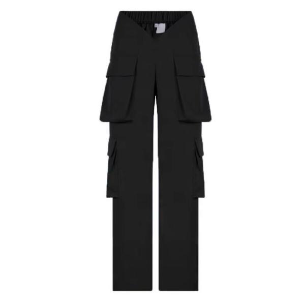 hip-hop style blue V-neck personalized waist casual pants 122