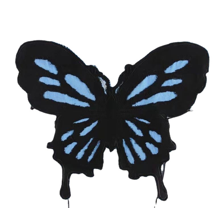 Interesting Butterfly Bust Contrasting Color Sling Backless 82