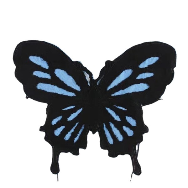 Interesting Butterfly Bust Contrasting Color Sling Backless 82