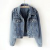Loose and thin Korean style short spring and autumn clothing 72
