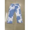 Loose Grind Washed Straight Tie-Dye Denim Trousers 105