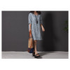 Loose Literary Style Fresh Embroidered Long Sleeve Dress 33