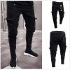 Men's Jeans Trendy Knee Hole Zipper 26