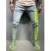Men's ripped stretch pencil jeans 8