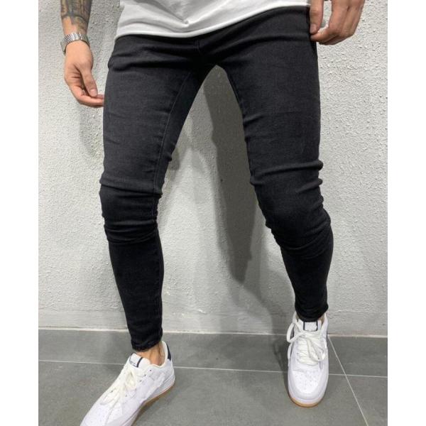 Men's stretch skinny pencil jeans 3
