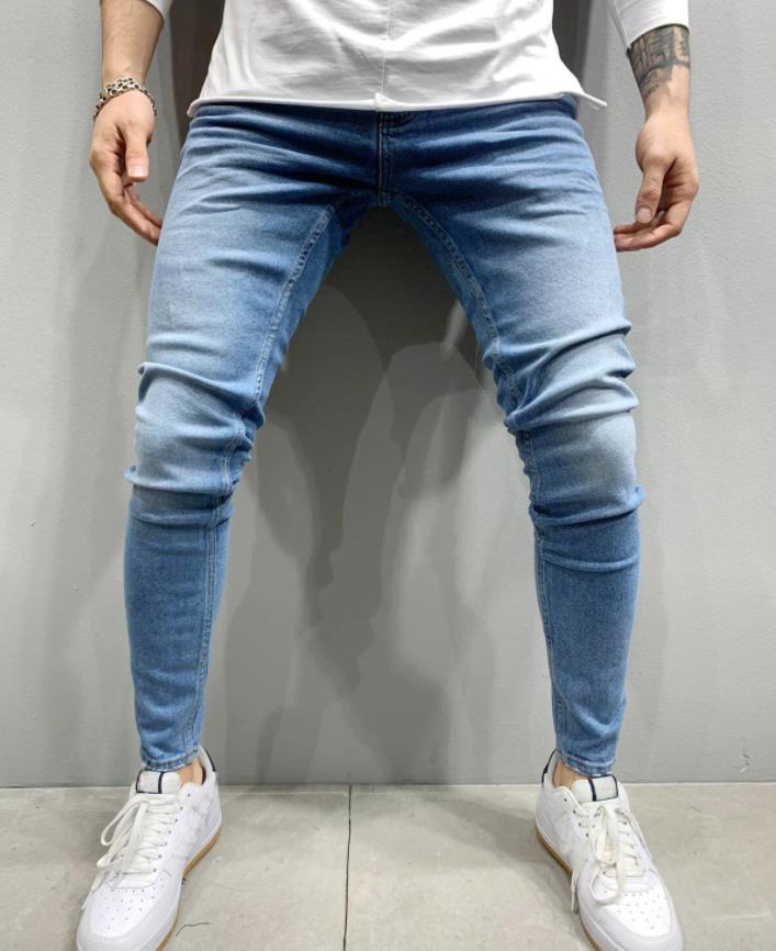 Men's stretch skinny pencil jeans 3