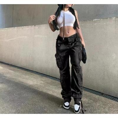 Multi-pocket cargo casual trousers 1