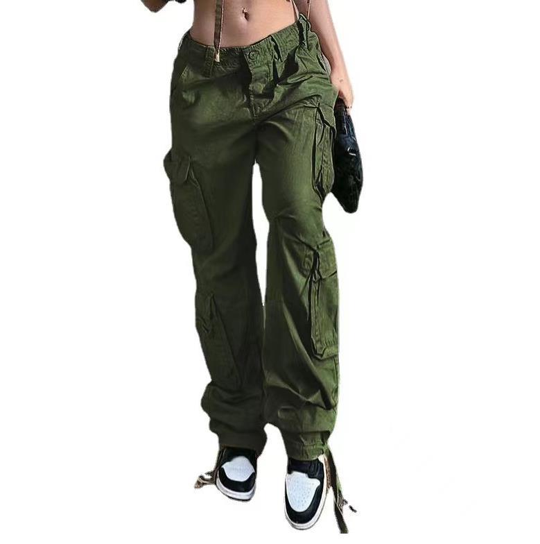 Multi-pocket cargo casual trousers 1