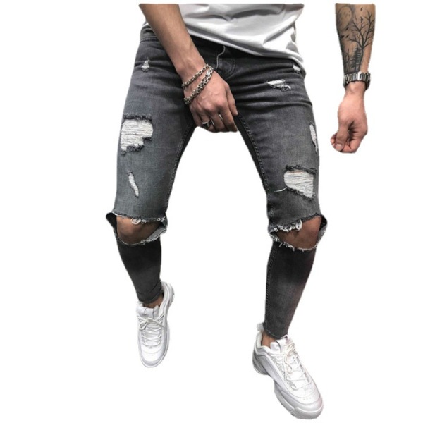 new men's jeans pencil pants trousers 46