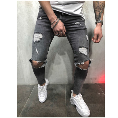 new men's jeans pencil pants trousers 46