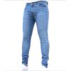 New Men's Skinny Solid Color Denim Penny Pants 32