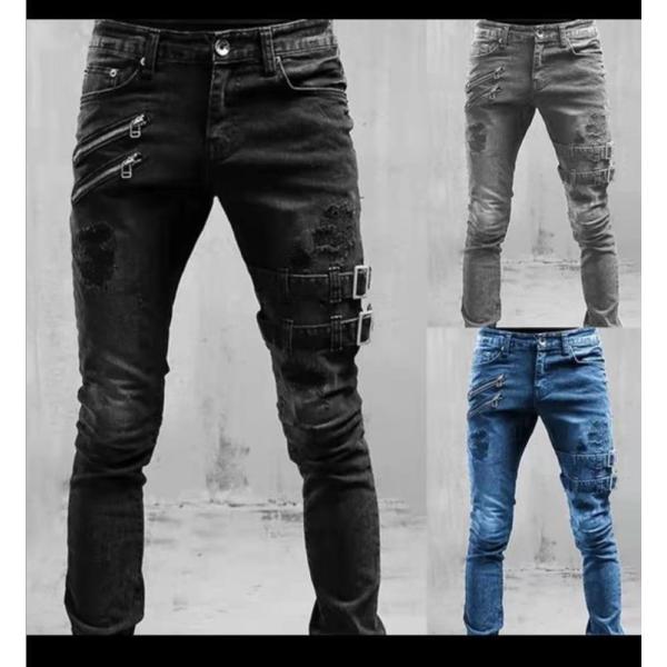 New style biker jeans 5