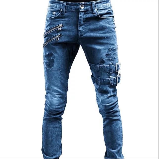 New style biker jeans 5