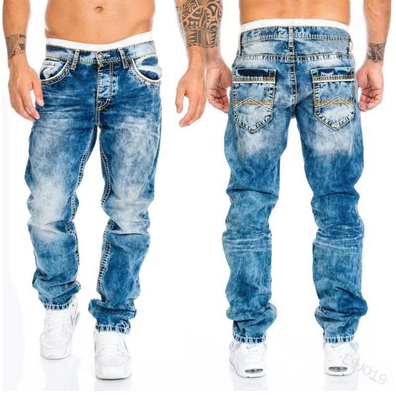 New style fried snowflake jeans casual 23