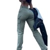 New style hip trousers high waist multi-pocket tooling fashion 4