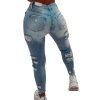 New style many holes skinny jeans trousers 92 