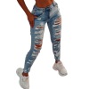 New style many holes skinny jeans trousers 92 