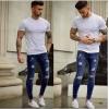 New style skinny jeans ripped skinny jeans trousers 115