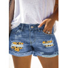 New women's leopard print camouflage shorts for women 94