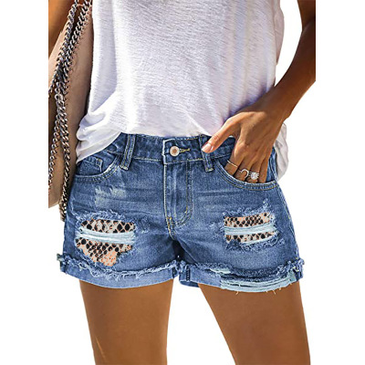 New women's leopard print camouflage shorts for women 94