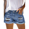 New women's leopard print camouflage shorts for women 94