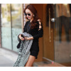 Off shoulder plus size women's bottoming shirt long sleeve t-shirt 116
