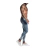 Painted denim jeans teenagers personalized pencil pants 126