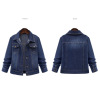 Plus size women's classic denim jacket 134