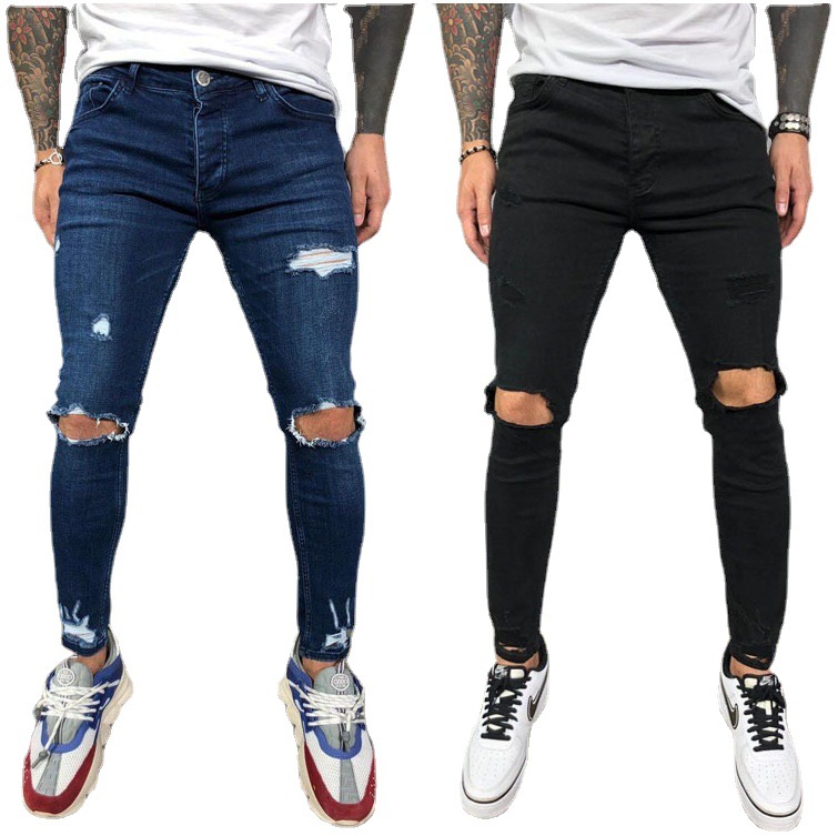 ripped stretch skinny jeans 57