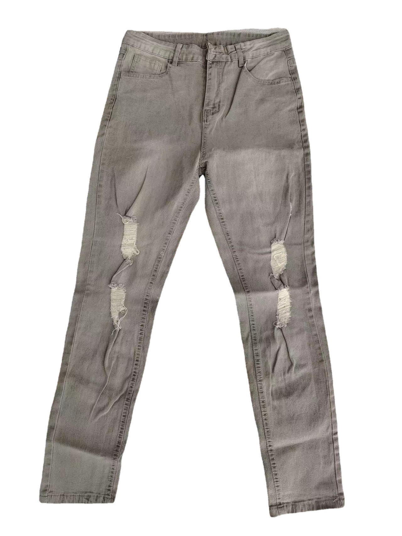 Ripped stretch skinny jeans 96