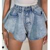 Ruffled Jeans High Waisted Ruffled Flared Pants 113