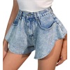 Ruffled Jeans High Waisted Ruffled Flared Pants 113