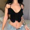 Sexy Babes Butterfly Camisole Backless Lace Top 30