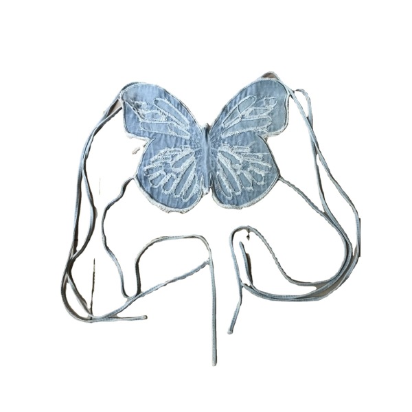 Sexy Babes Butterfly Camisole Backless Lace Top 30