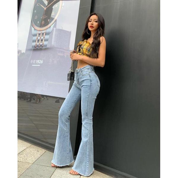 Sexy Solid Color Hip Lifting Jeans 39
