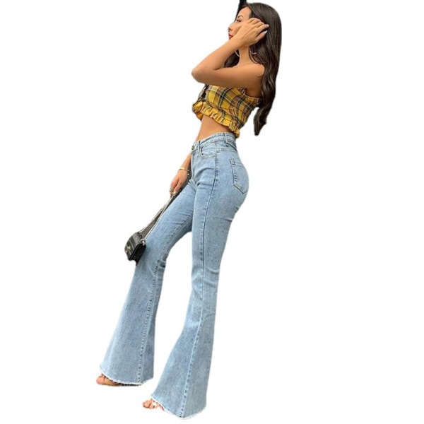 Sexy Solid Color Hip Lifting Jeans 39