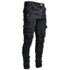 Side Pocket Small Feet Skinny Jeans Wholesale Men 2