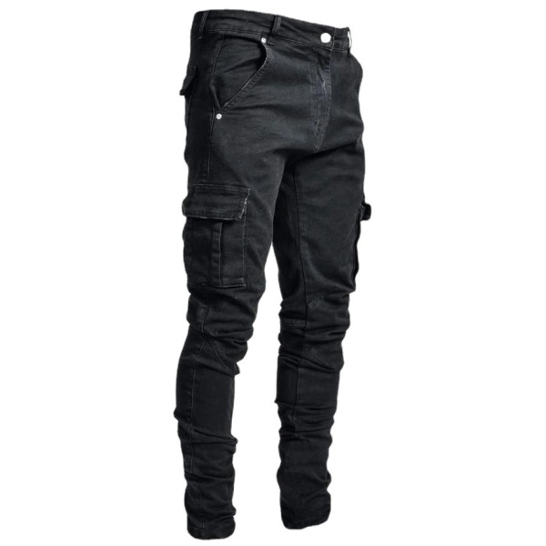 Side Pocket Small Feet Skinny Jeans Wholesale Men 2