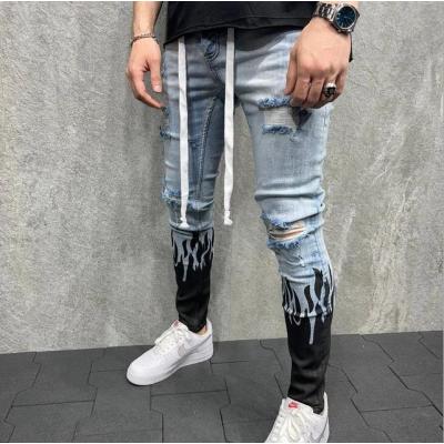 Side Pocket Small Feet Skinny Jeans Wholesale Men 2