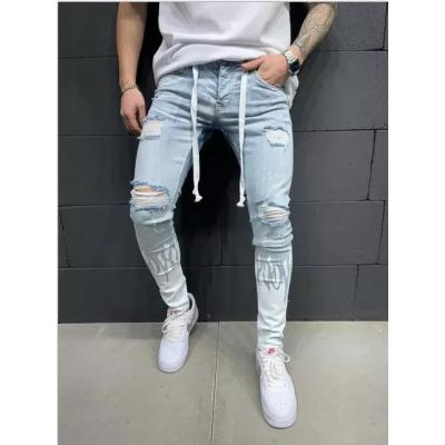 Side Pocket Small Feet Skinny Jeans Wholesale Men 2